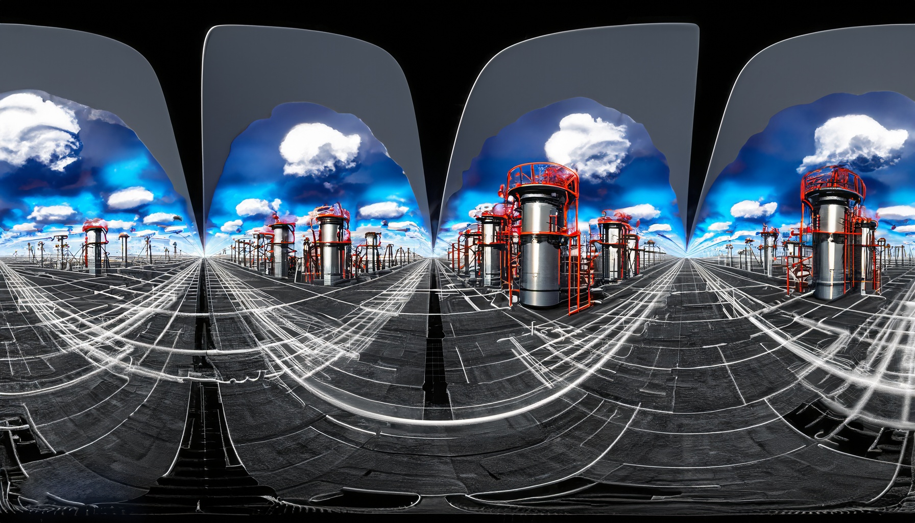 In-house Virtual Oil and Gas Platform Walkthrough for Teaching and Learning 